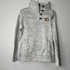 NHL Ottawa Senators Quarter Closure Sweater